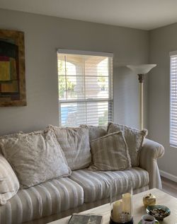 Cream Couch & Loveseat