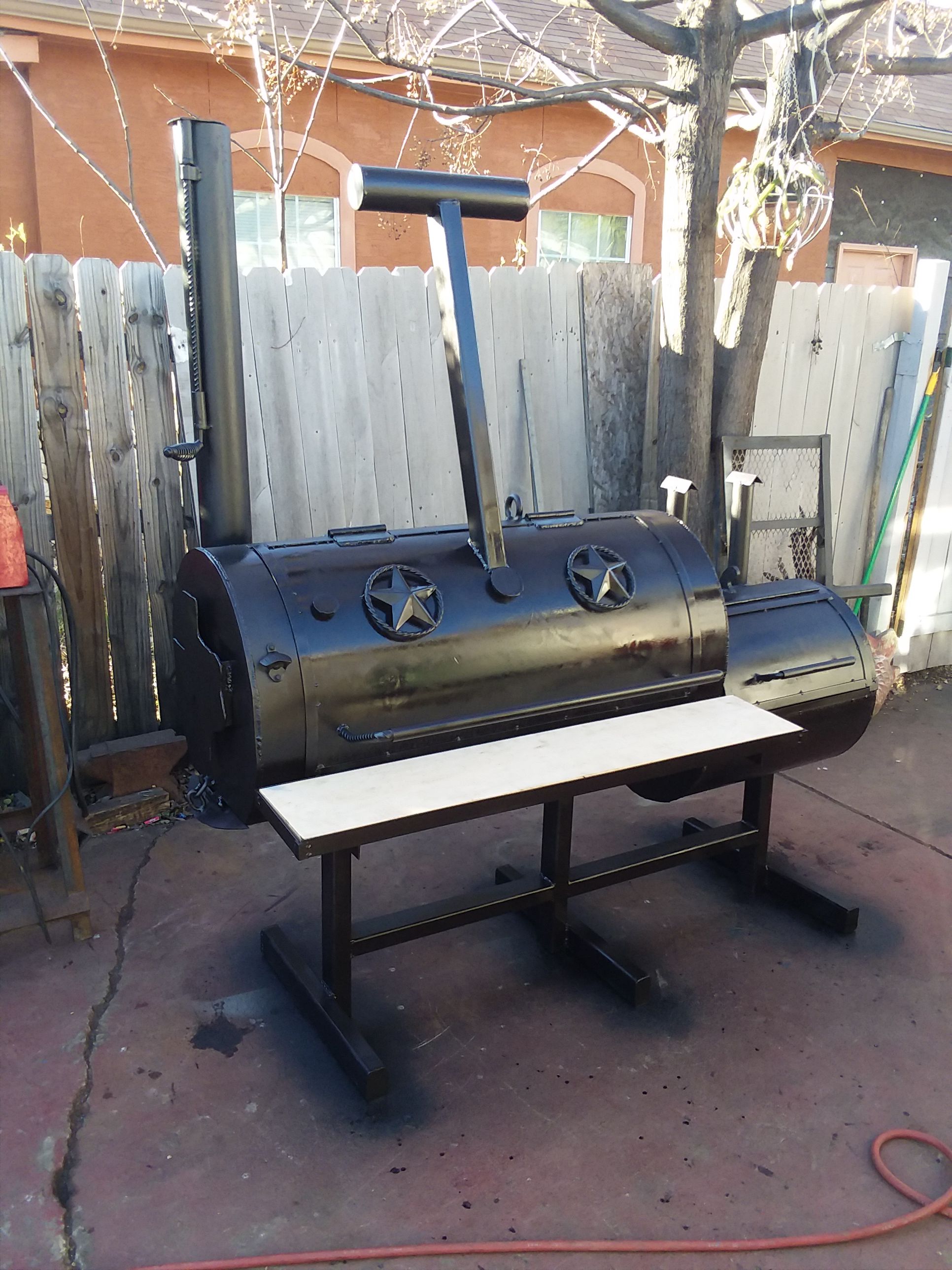 Custom Build BBQ Pit an Smokers, Firepits & Deep fryers ALL MADE WITH CARBON STEEL! MADE TO ORDER! LIFETIME PITS.. NCCR/AWS CERTIFIED