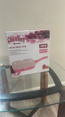 Dessin Grill Pan Pink(Georgia pick up or delivery read description)
