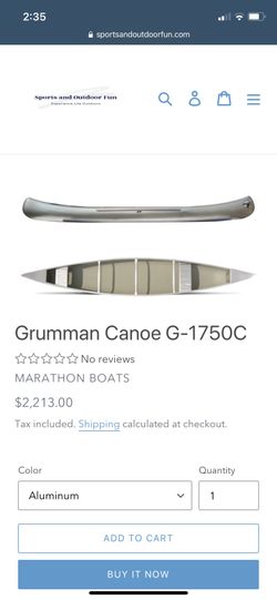 Grumman Canoe G-1750C 