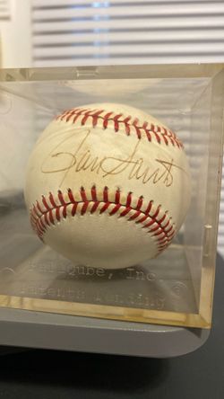 Signed Ron Santo baseball