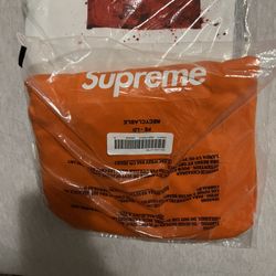 Orange Supreme Long Sleeve T Shirt Size Medium Brand New 