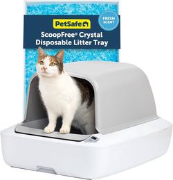 New PetSafe ScoopFree Crystal Pro Self-Cleaning Cat Litter Box System