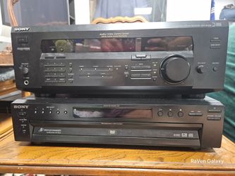 Sony Home Theater Receiver + 5 Disc DVD/CD Changer w/ Remote