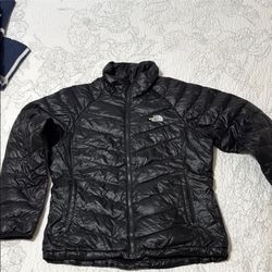WOMENS LARGE NORTH FACE 550 PUFFER JACKET COAT BLACK