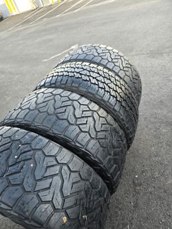 4 Used Tires Lt275 55r20 $220.00 all 4