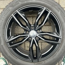 MSW 235/55/R19 5x120 Bolt Pattern Rims With Bridgestone Tires 