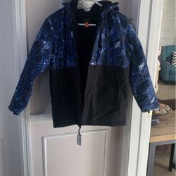 Boys Sz 10/12 Hoodie Jacket 
