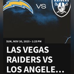 Chargers vs raiders 