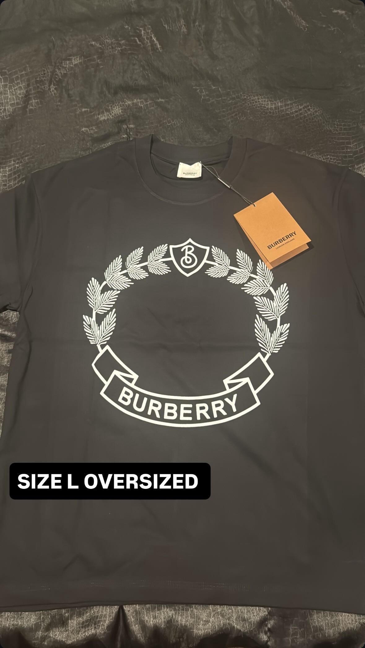 BURBERRY SHIRT L NEW