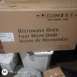 A Frigidaire 1.8 Inch Cubic Foot Microwave Oven