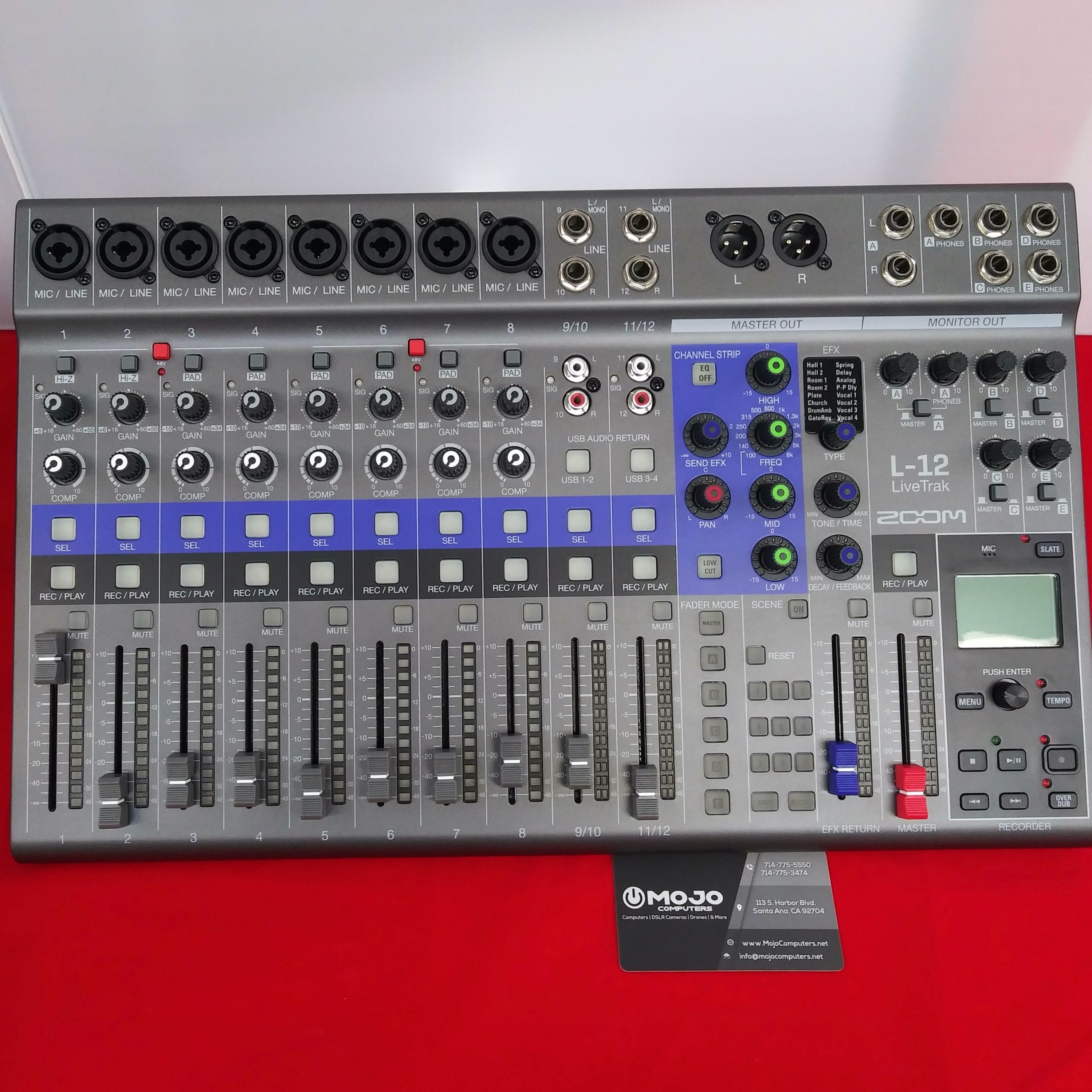 Zoom LiveTrak L-12 - 12-Channel Digital Mixer & Multitrack Recorder