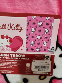Hello Kitty Valentine's Blanket