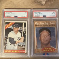 1966 & 1962 Mickey Mantle  