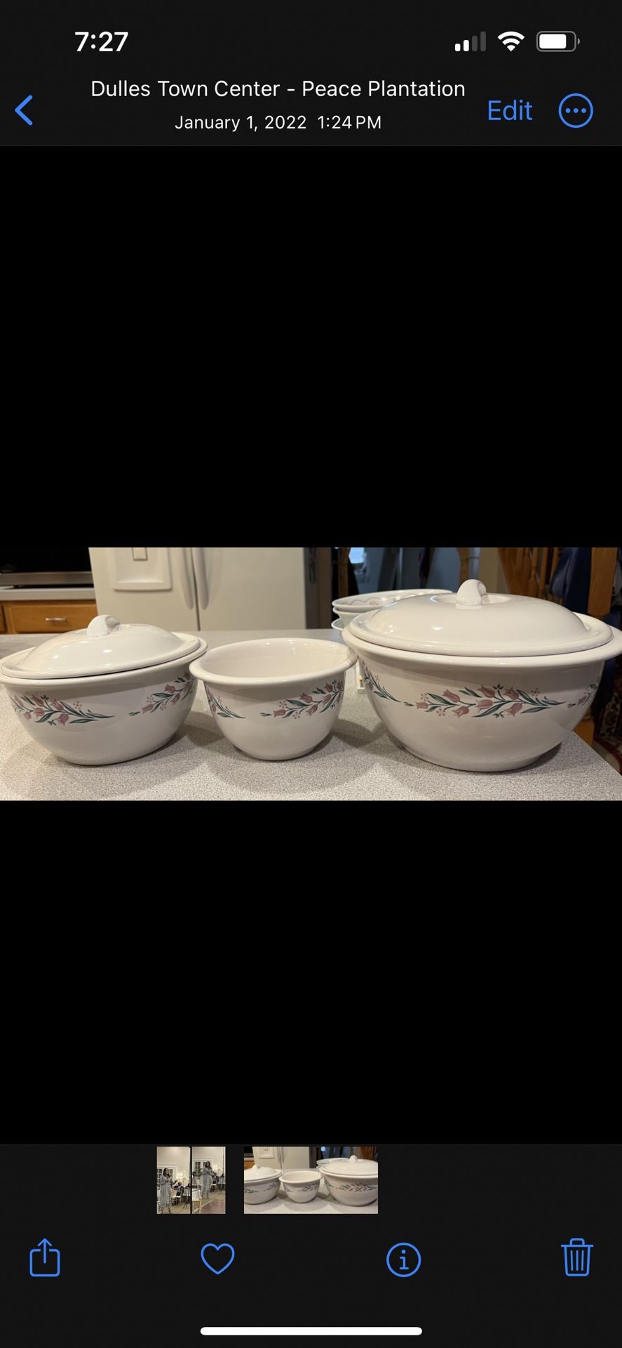 New Correlle Stoneware Bowl Set
