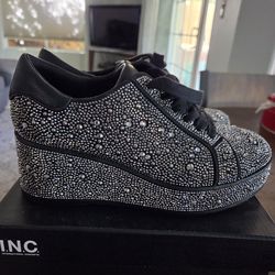Wedge shoes with Bling