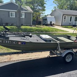 Jon Boat And Trailer