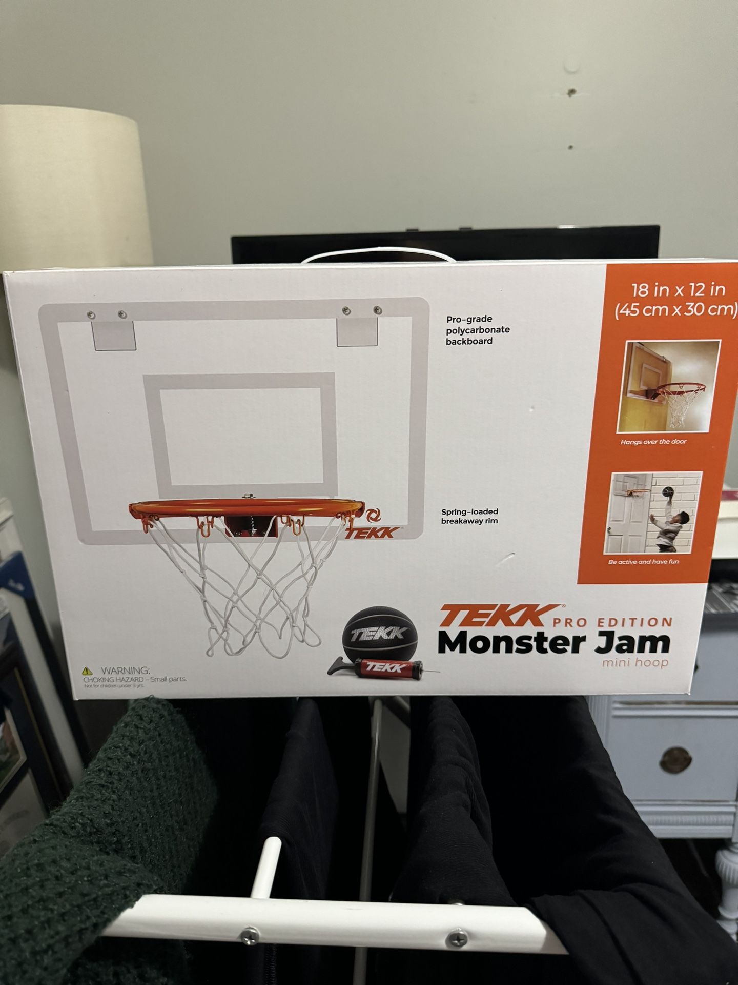 Tekk Over The Door Basketball Hoop