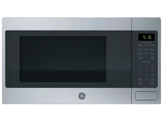 GE Open Box 1.6 cu ft. Stainless Steel Countertop Microwave Model #GST16S1WSS