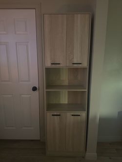 Whitewashed Oak Cabinet
