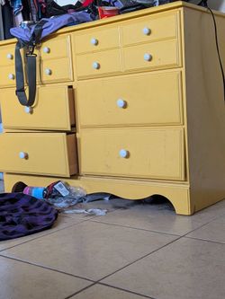 Yellow Dresser