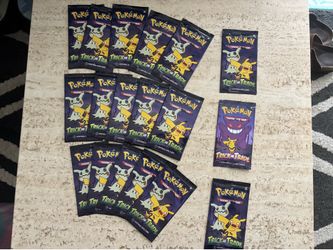 Pokémon trading cards sealed booster packs