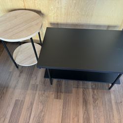 Like New! Small Coffee & Side Table 