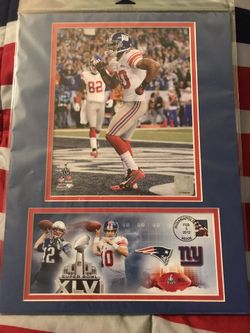 NY Giants Super Bowl XLV Victor Cruz