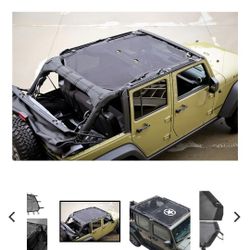 Jeep Wrangler Cover Top New