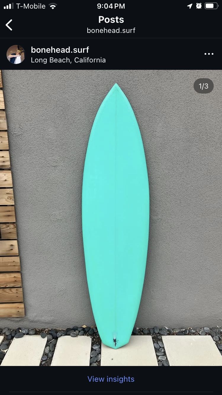 7’ Single Fin Surfboard