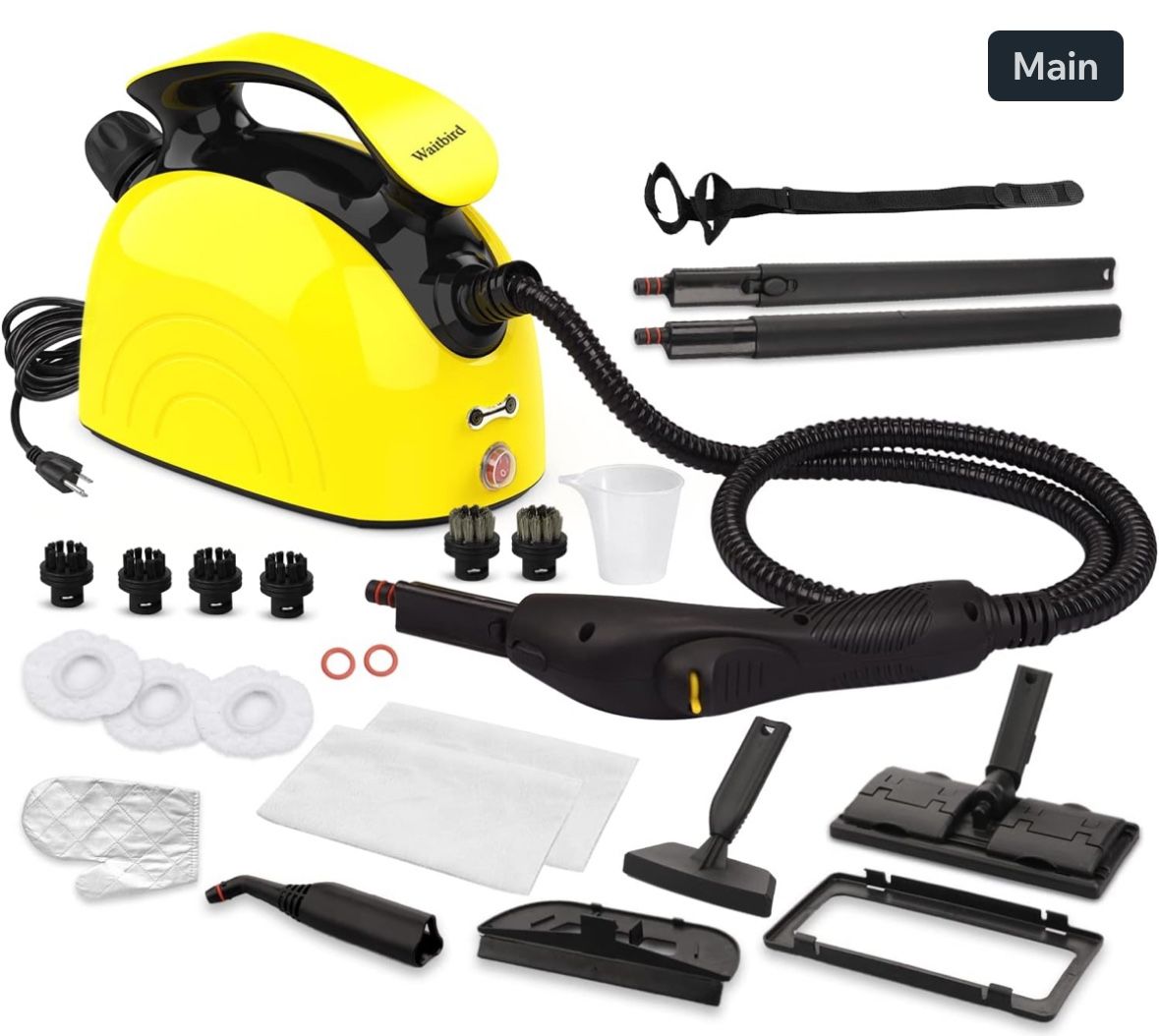 Steam Cleaner, Multipurpose Powerful Steamer with 21 Accessories, Portable Handh