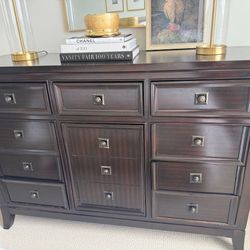 Solid Wood Espresso Dresser