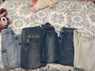 Old navy jeans bundle and aerospostle size 16 💙