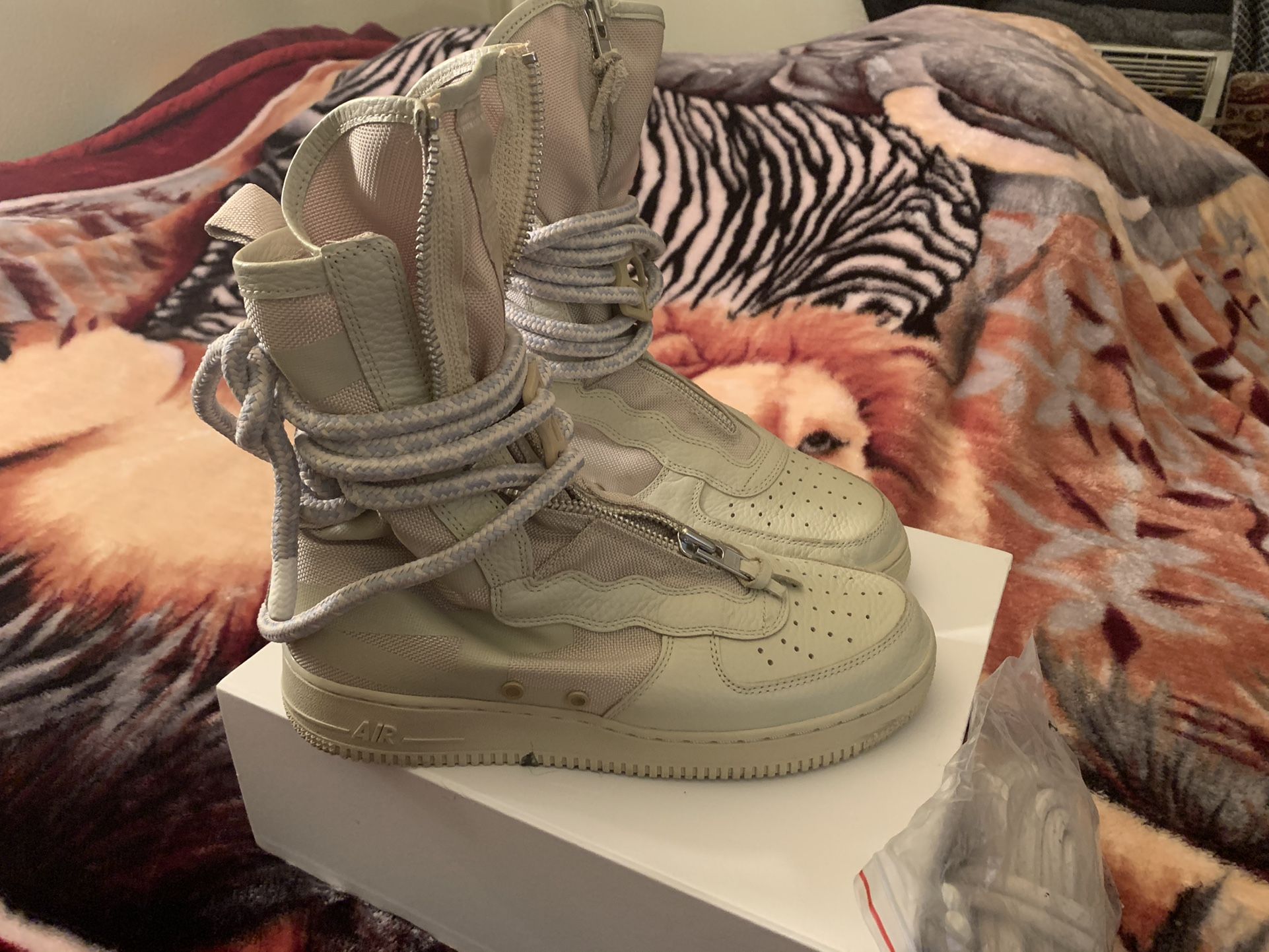 Nike Sf Af1 Air Force 1 Special Field High Rattan