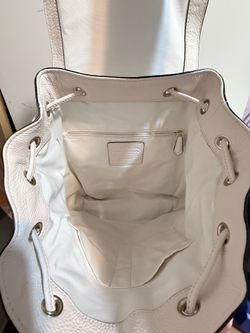 NWT Coach backpack Cream