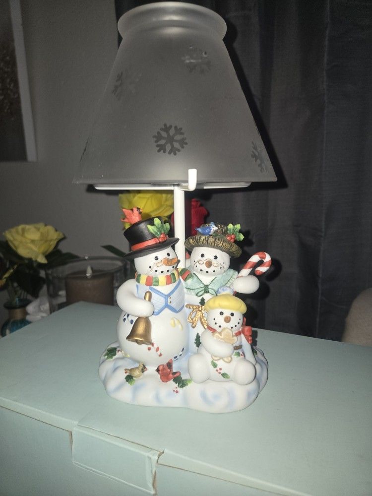Partylite Snowman Tealight Lamp Candle Holder