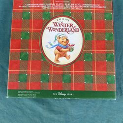 Disney Pooh’s Winter Wonderland Collective Plate  - 1996