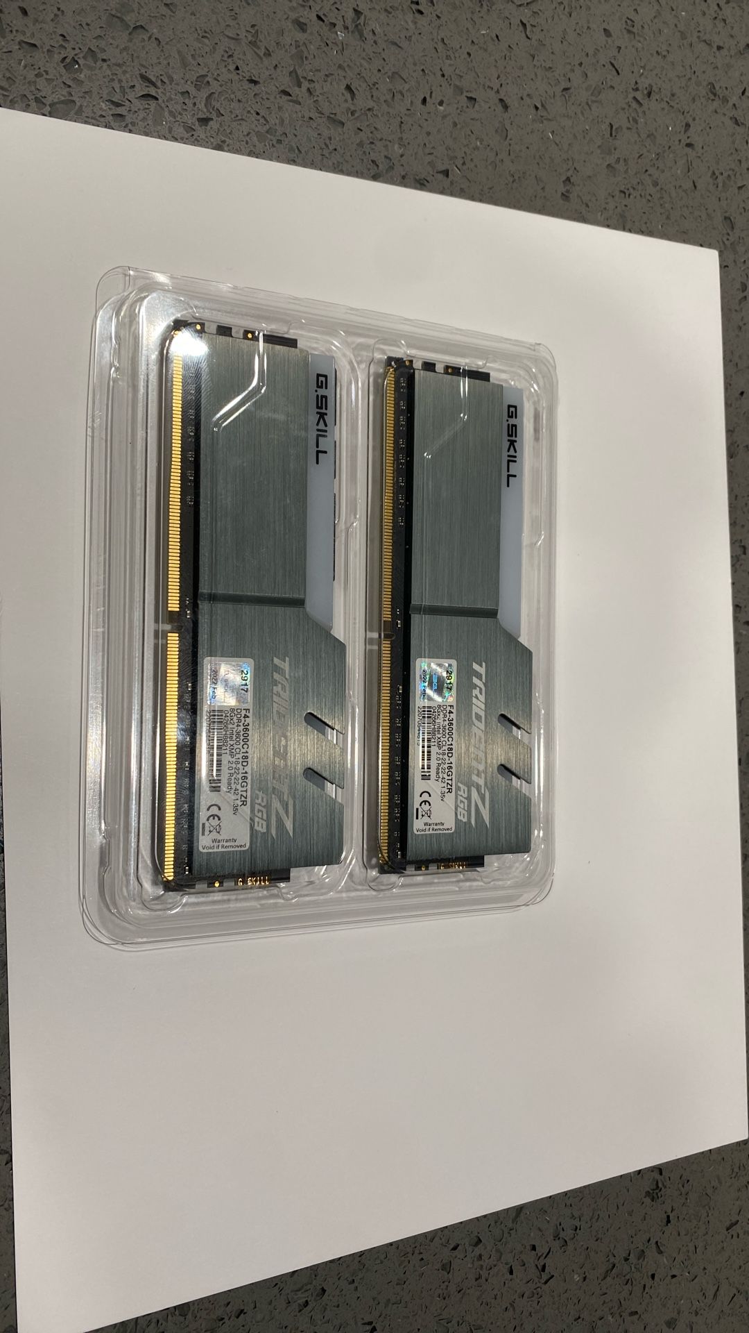 Trident Z RGB 8x2 16gb Ram