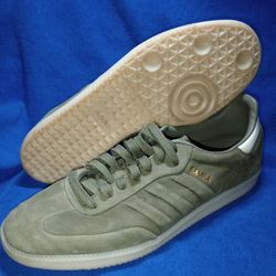 Men's Size 11.5 Adidas Samba Olive Strata 