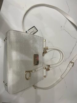 White Bebe purse medium size bag