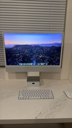 24" Apple iMac M1 (Silver) – 8GB RAM / 256GB SSD – Pristine Condition