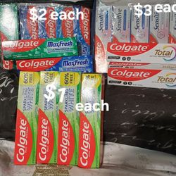 Colgate $1 $2 $3 EACH 