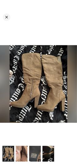 Knee-high heel boots