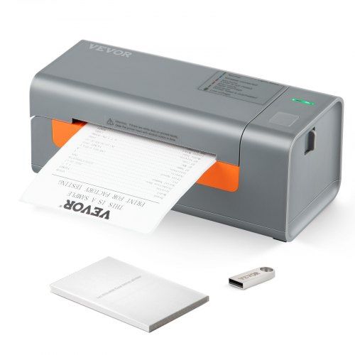 VEVOR Bluetooth Thermal Label Printer, Wireless Shipping Label Printer w/Automatic Label Recognition,Thermal Printer Supports Shipping, Barcode, House
