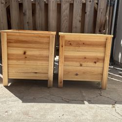 Plant/ Small Tree Sealed Cedar wood planter Box