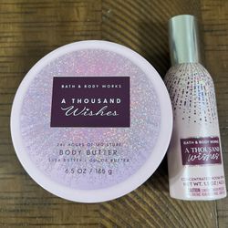 New!! Thousand Wishes (room spray/body butter)