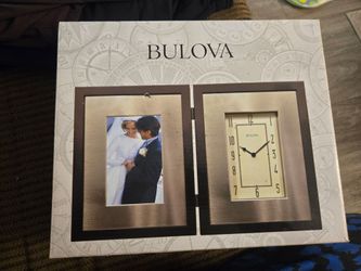 Bulova picture frame clock