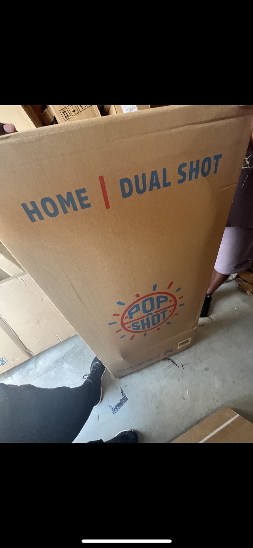 Pop-A-Shot - Dual Shot Sport | Arcade Basketball Game for Home | Paddle Scoring Hoop, 10 Game Modes, 4 Balls | Foldable for Easy Storage | Fun for All