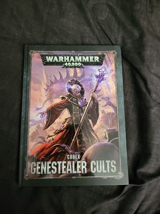 WARHAMMER 40K Genestealer Cults Codex Games Workshop Hardcover