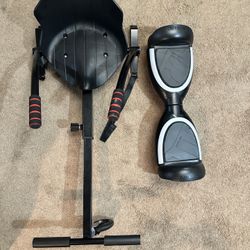 Hoverboard With go cart seat attachment 